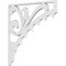 Ekena Millwork Genova Architectural Grade PVC Bracket, 5/8"W X 18"D X 18"H BKTP01X18X18GE - alternate 1